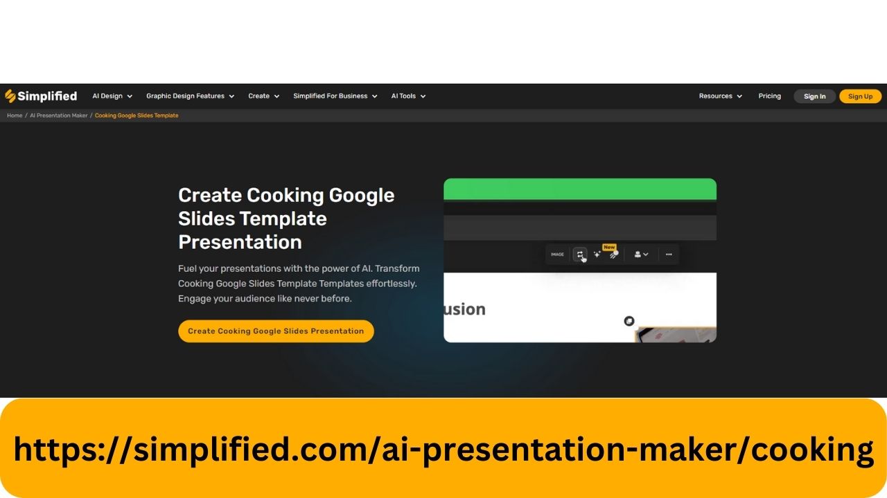Craft Unique Cooking Google Slides Template Presentation Online