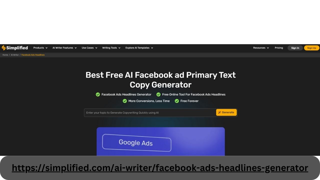 facebook ads headline generator