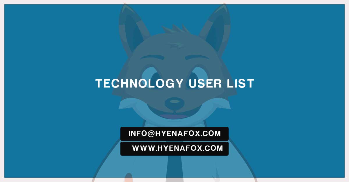 Technology User List
