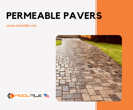 Permeable pavers    