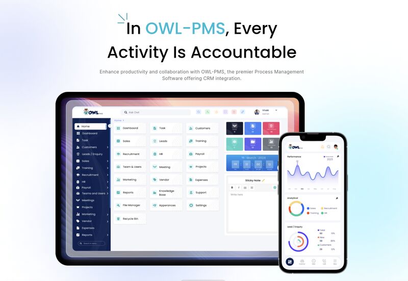 Owl-PMS: Your Lifetime Free Sales CRM Solution