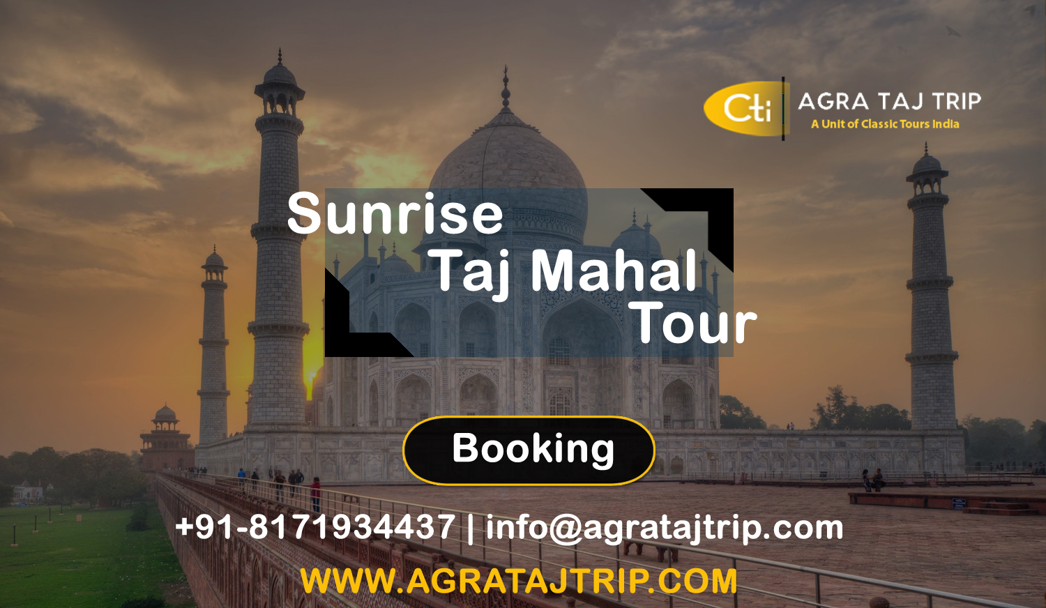 Sunrise Taj Mahal Tour by car from Delhi