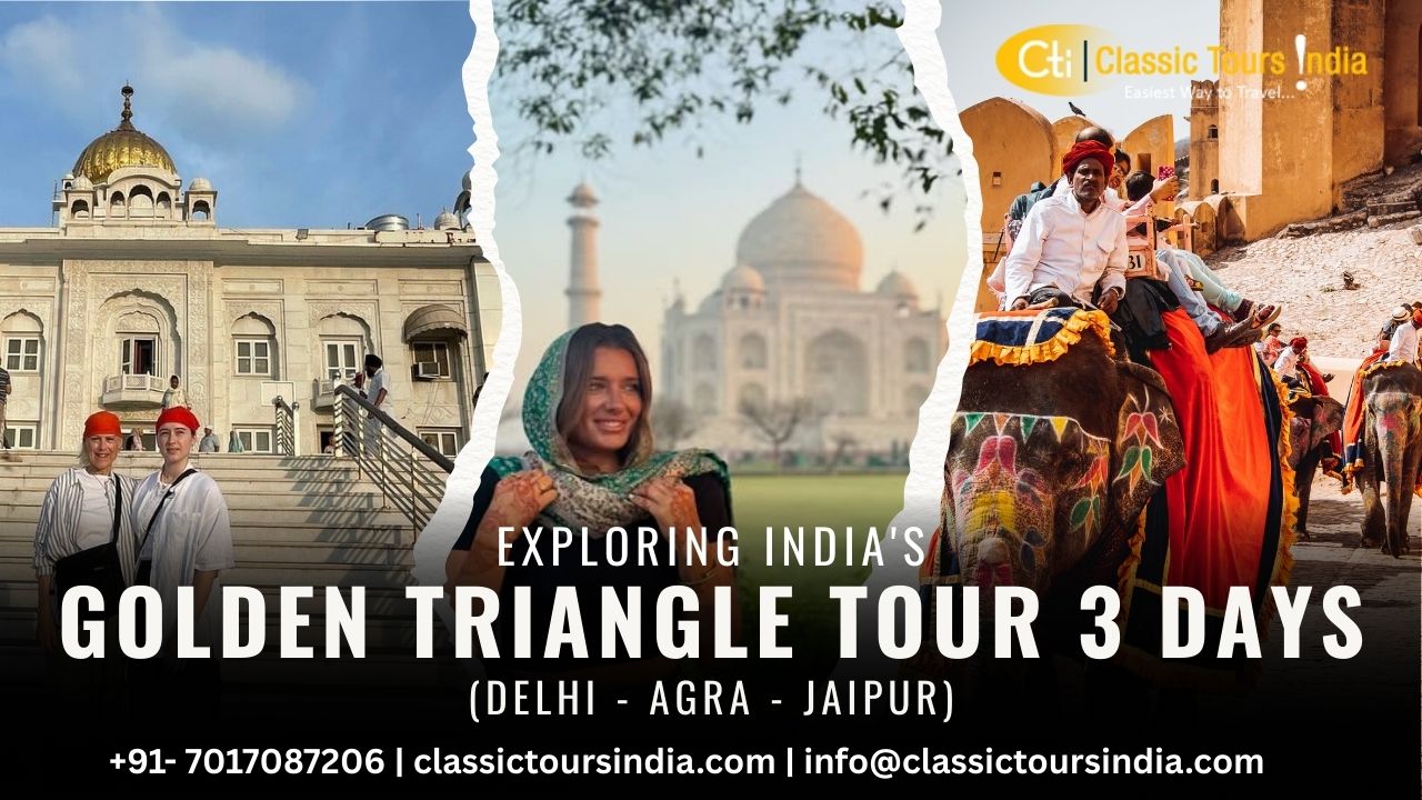 Exploring India's Golden Triangle Tour 3 Days: Delhi Agra Jaipur Tour by Car
