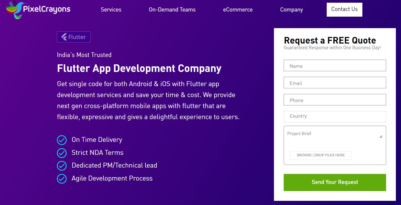 India's Most Trusted Flutter App Development Company