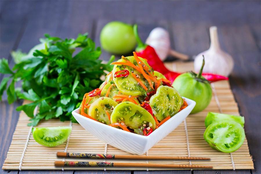 Growing and preserving Korean green tomatoes for the winter