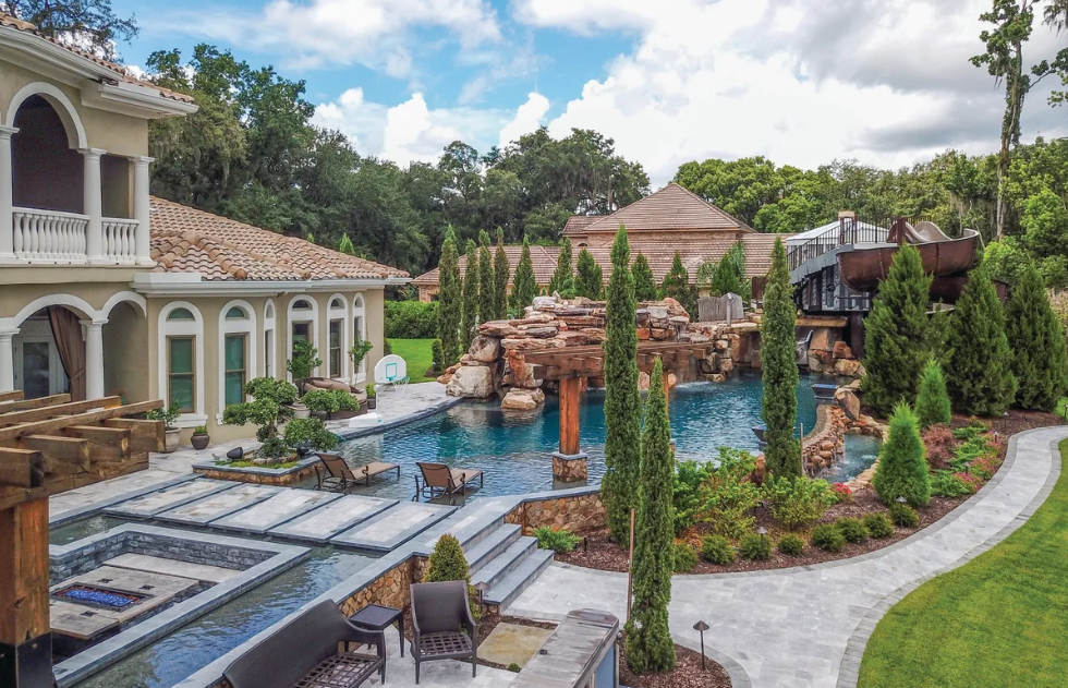 Custom Outdoor Escapes by Lucas Lagoon Pools