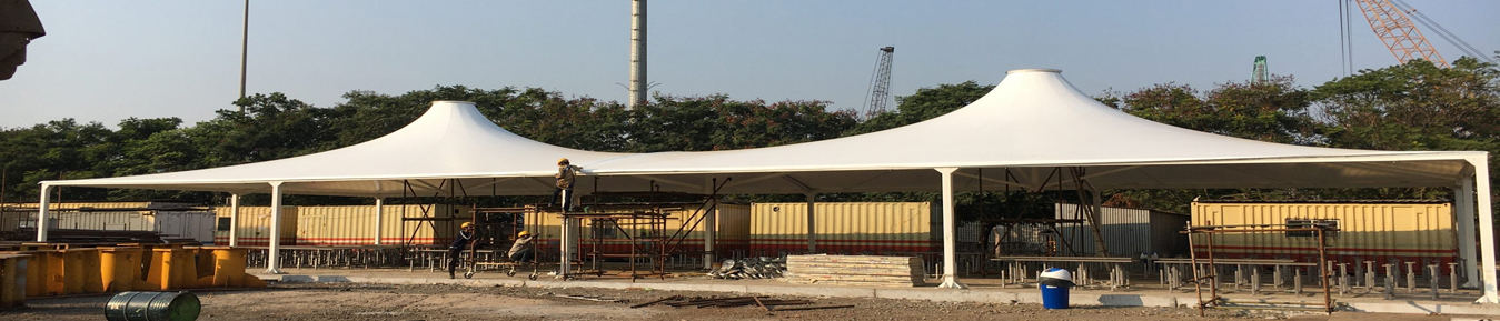 Tensile Car Parking Structure Design