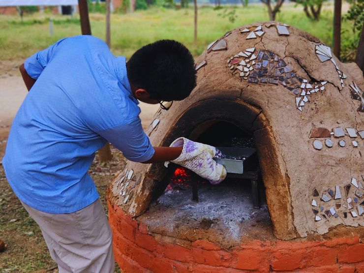 A Journey of Building a Sustainable Mud Oven by Agastyans