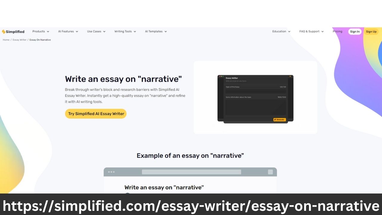 Story Odyssey Chronicles: Narrative Essay Writer - Simplified Services