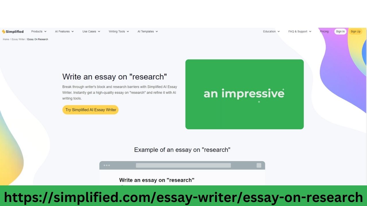 Navigating Academic Exploration: Research Essay Writer - Simplified Services