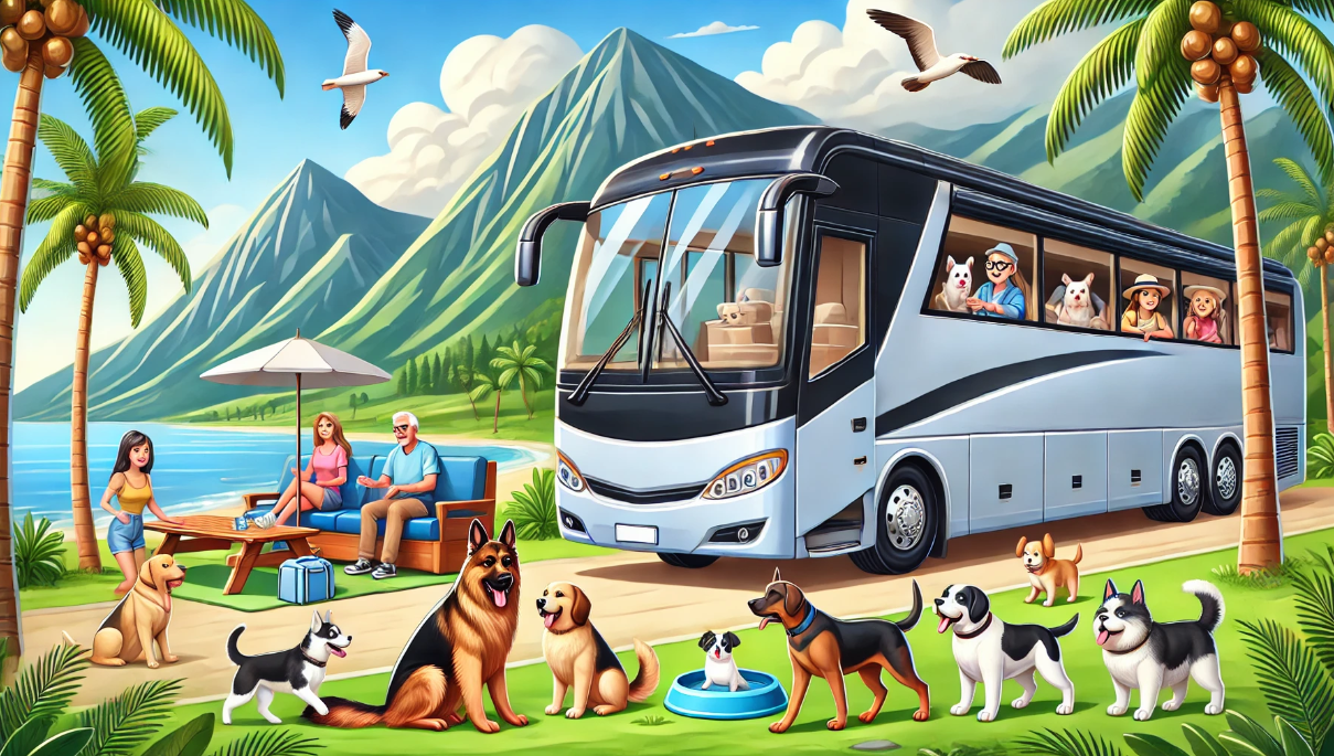Entertaining Your Pet on Long Motorcoach Journeys