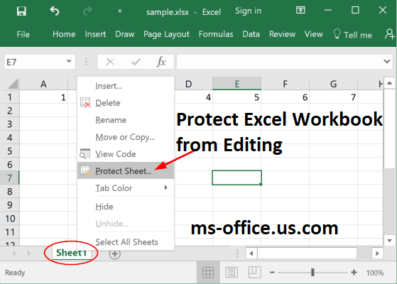 How to Protect Excel Workbook from Editing?