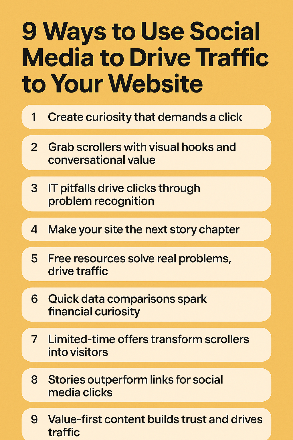 9 Ways to Use Social Media to Drive Traffic to Your Website