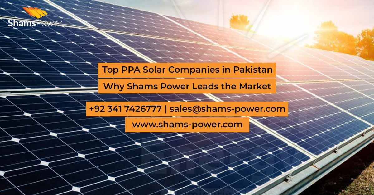 Top PPA Solar Companies in Pakistan: Why Shams Power Leads the Market