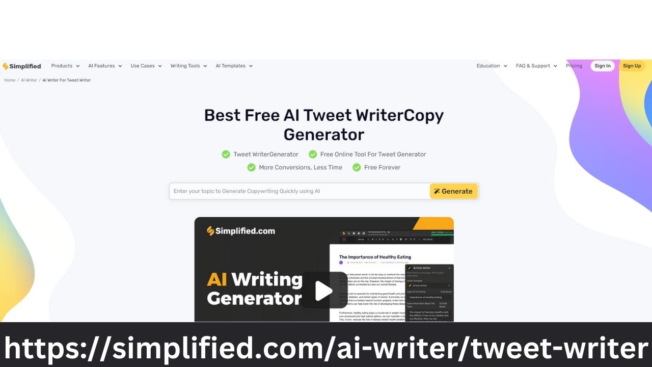 Free Online AI Tweet Writer Generator: Streamline Your Tweet Creation Process