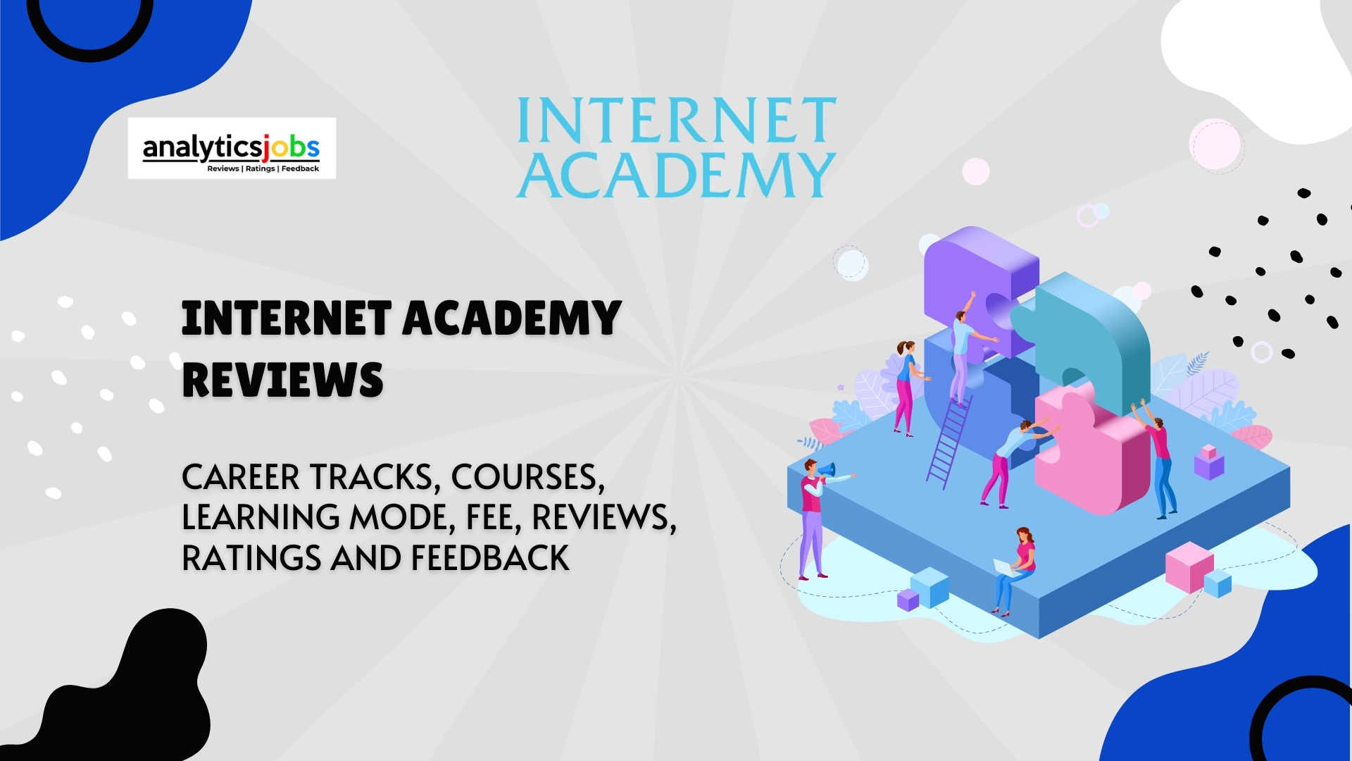 Internet Academy Reviews for best Career Tracks, Courses and Fee