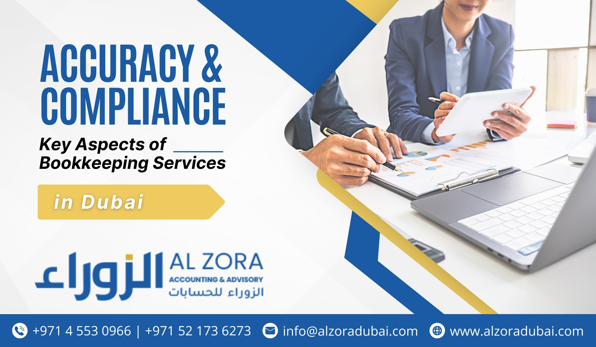 Accuracy and Compliance: Key Aspects of Bookkeeping Services in Dubai