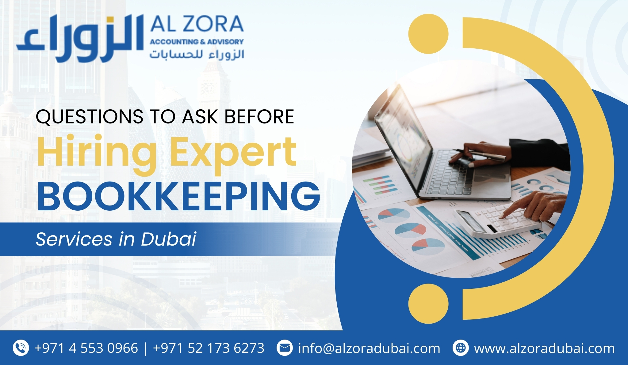 Questions to Ask Before Hiring Expert Bookkeeping Services in Dubai