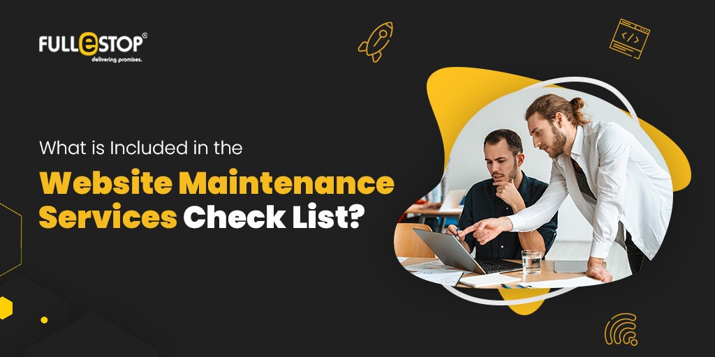 What is Included in the Website Maintenance Services Check List?