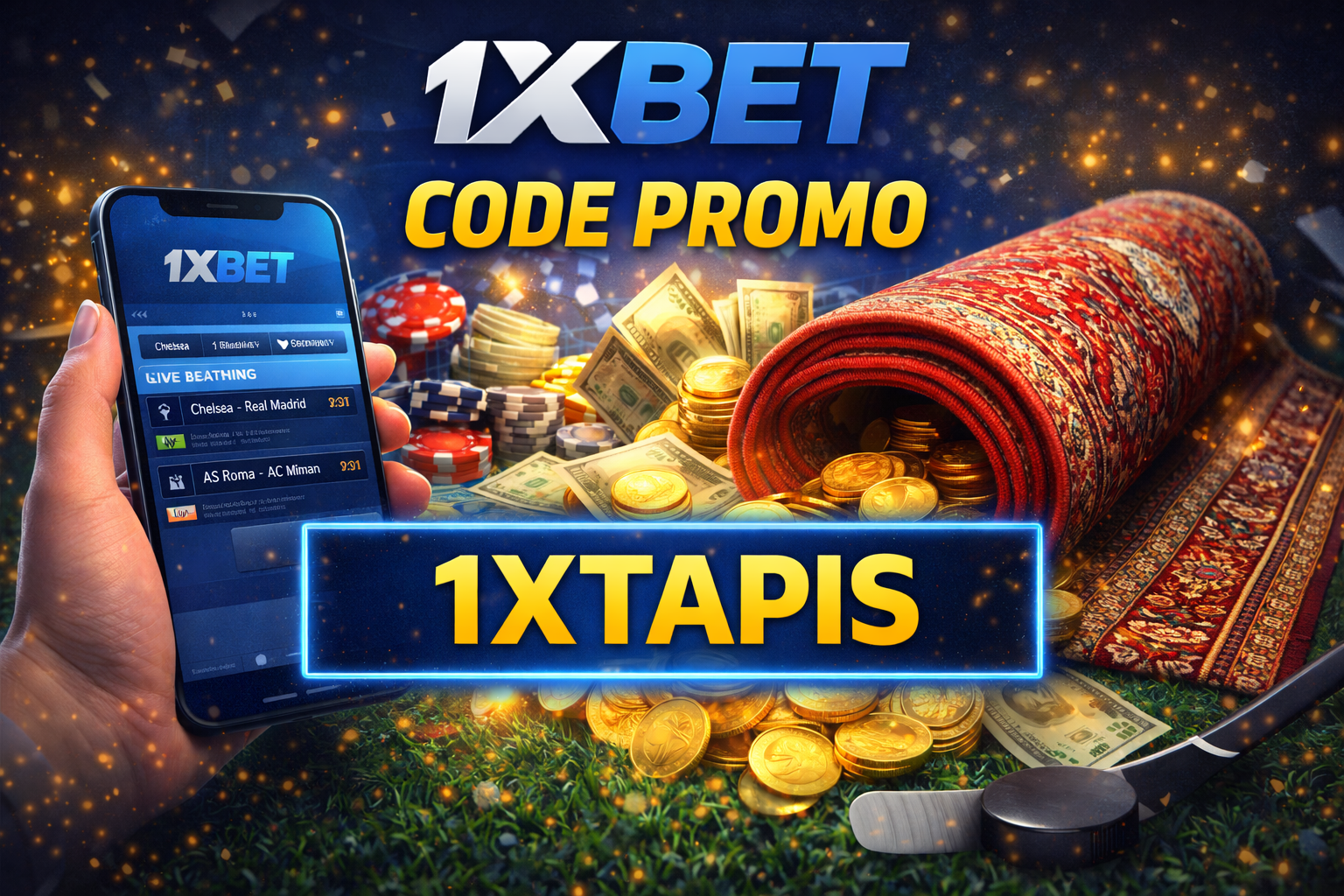 Code Promo 1xBet Bonus 2026 : VATOUTMAX – Bonus 130€