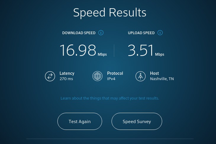Using Xfinity Speed Test Tool