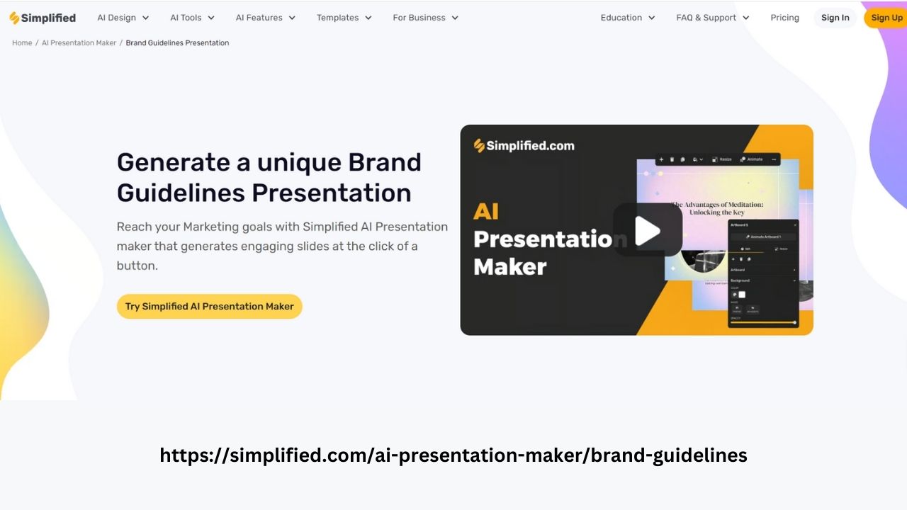 Simplified Brand Guidelines Presentation Maker: Your Key to Brand Consistency