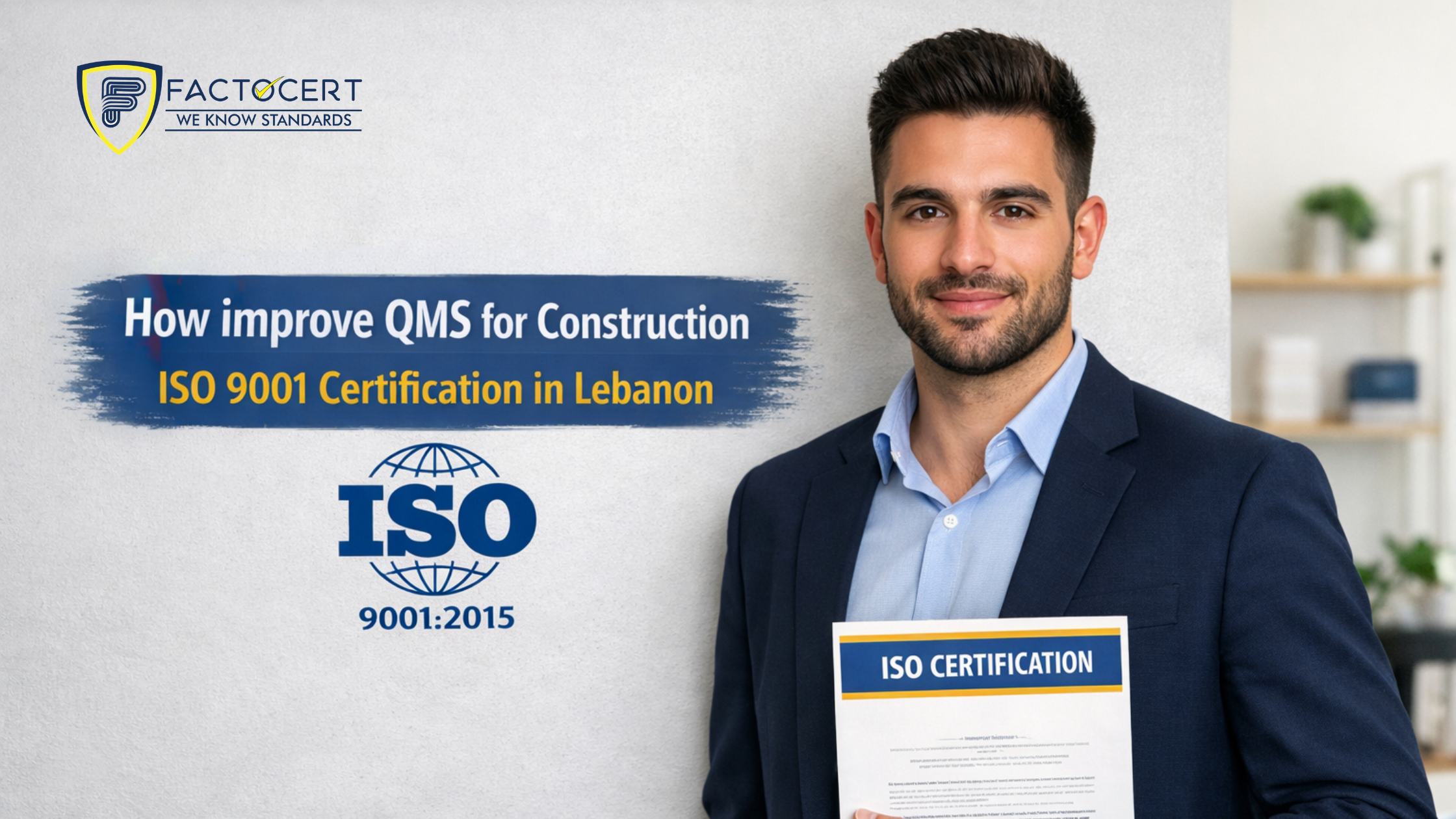 How improve QMS for construction – ISO 9001 Certification in Lebanon