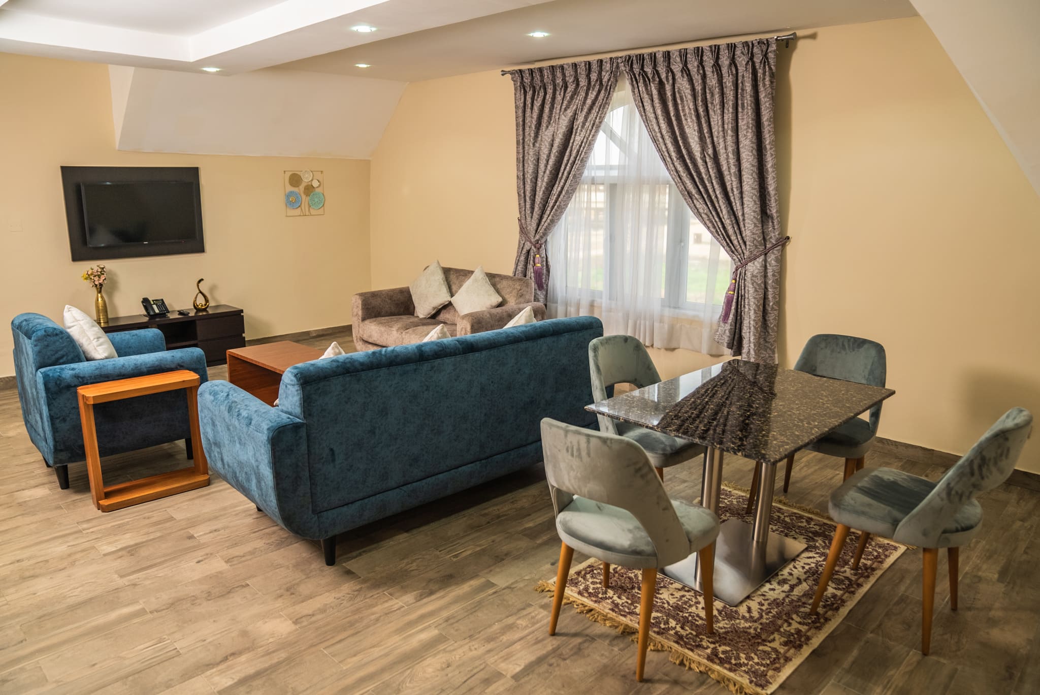Experience Luxury in Our Furnished Three-Bedroom Penthouse
