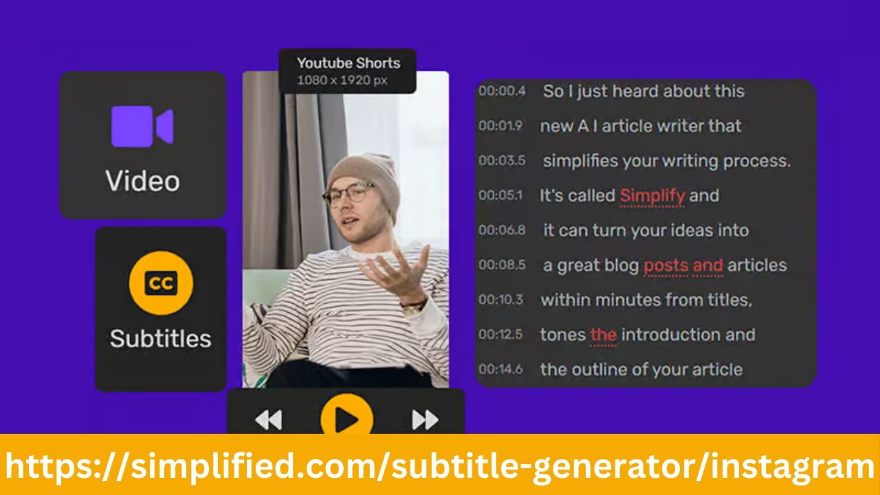 Captivate Your Audience: Add Subtitles to Instagram Video with Simplified