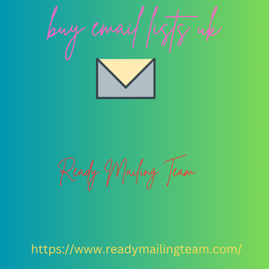 Optimize Your Marketing Strategy with Ready Mailing Team's UK Email Database