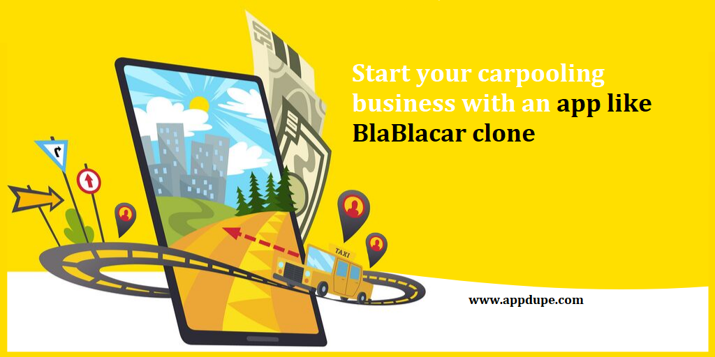 Start your carpooling business with an app like BlaBlacar clone