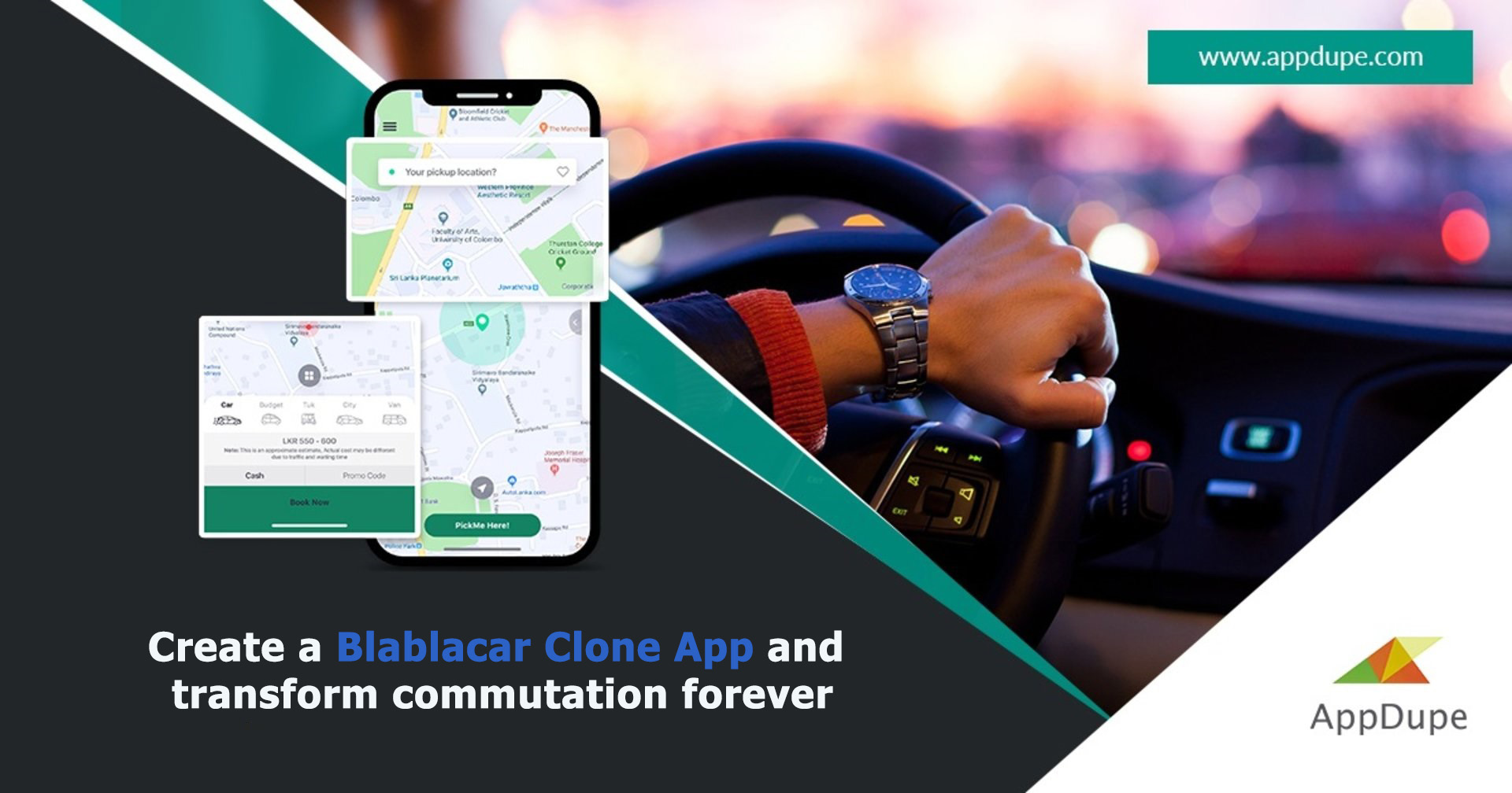 Create a Blablacar Clone App and transform commutation forever