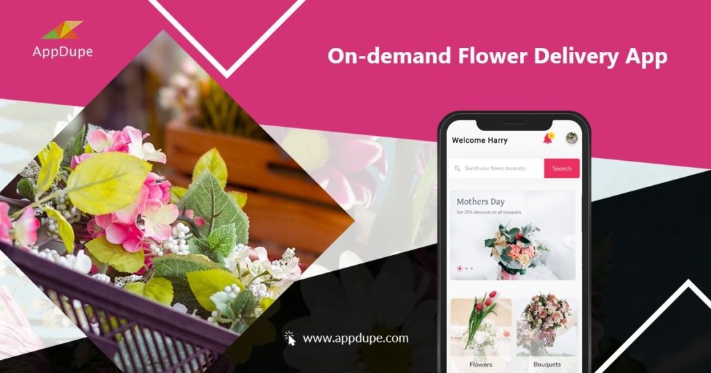 How to use an On-demand flower delivery app?