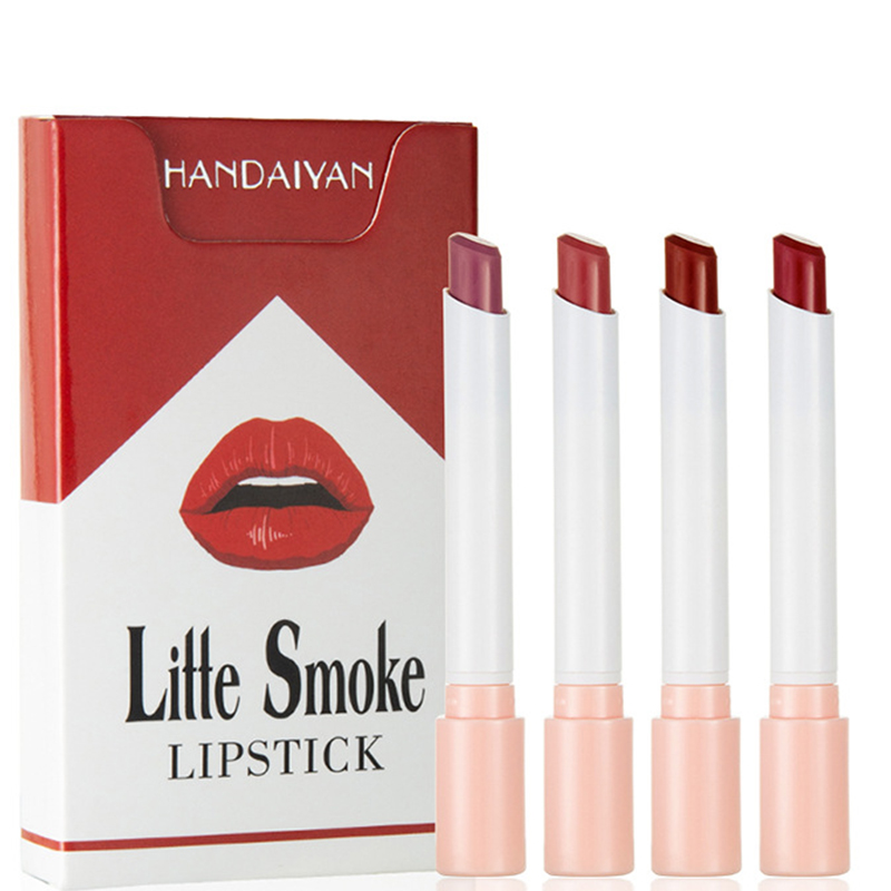  Elevate Your Glamour: Introducing the 4PC/SET Cigarette Lipstick Collection