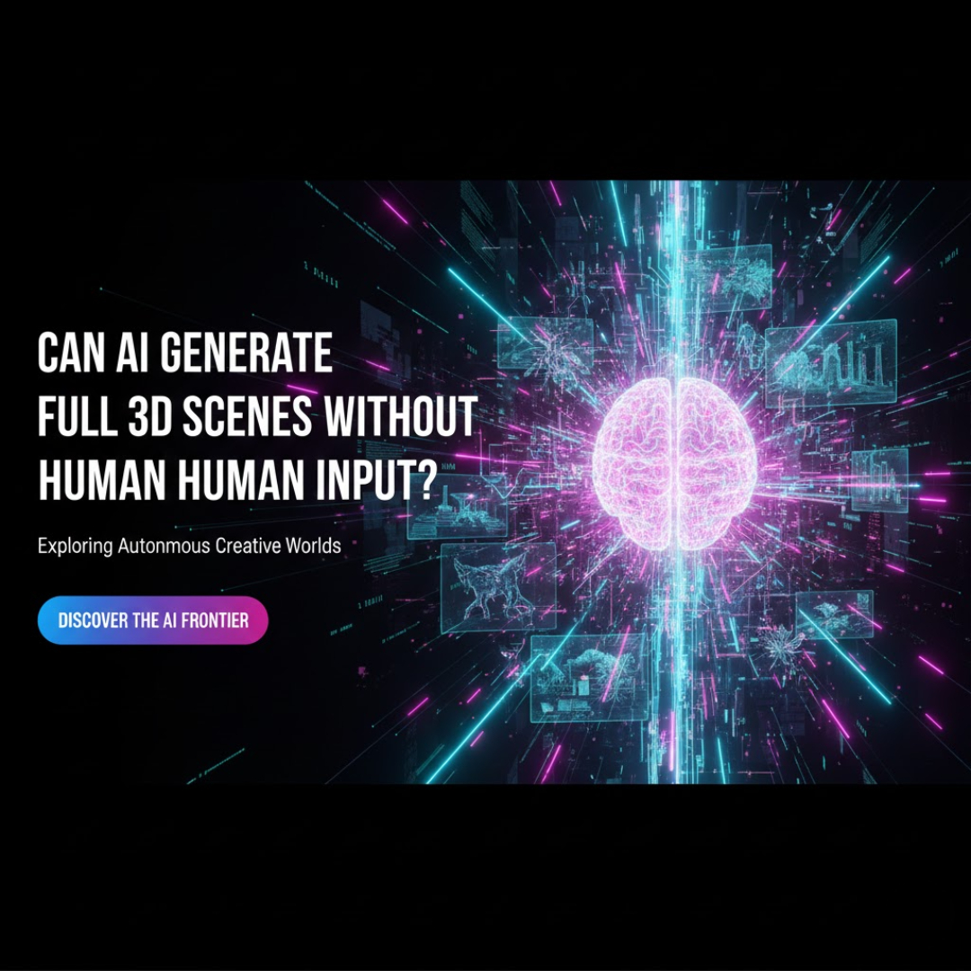 Can AI Generate Full 3D Scenes Without Human Input?