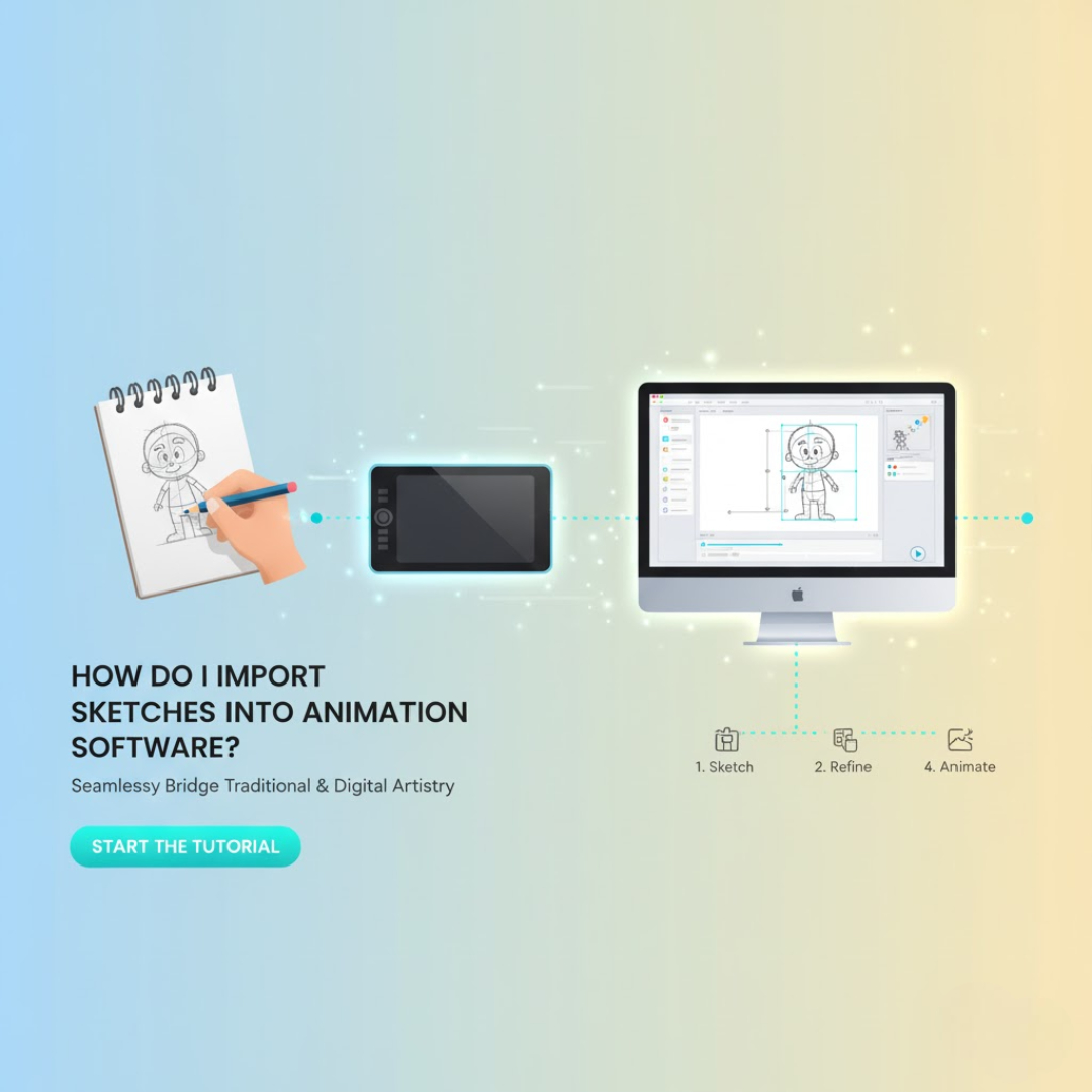 How Do I Import Sketches into Animation Software?
