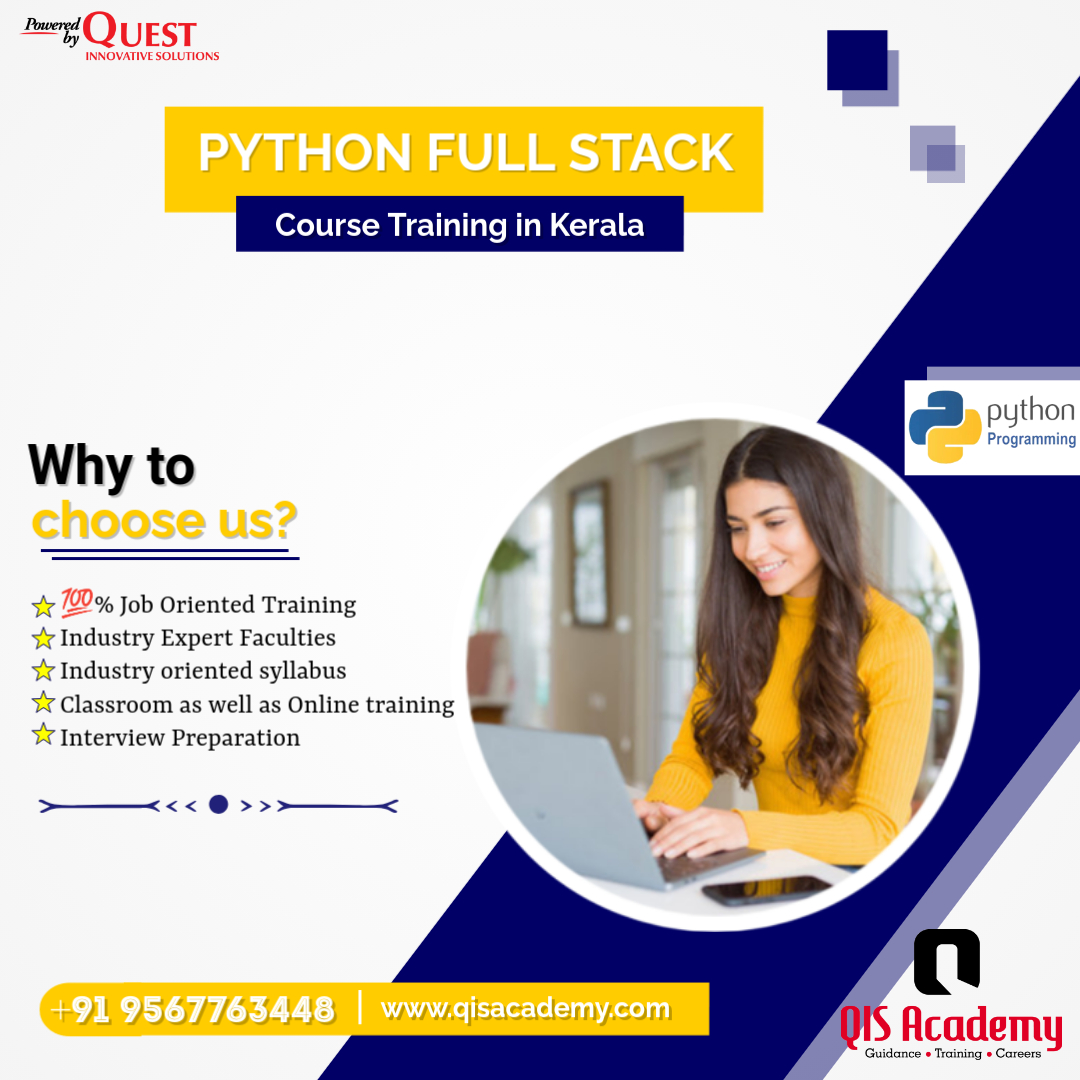 Master Your Tech Career with the Best Python Full Stack Development Course in Kerala