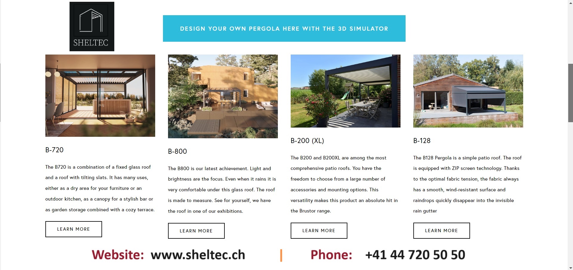 Enhance Your Home's Aesthetic with Brustor Pergolas in Zurich