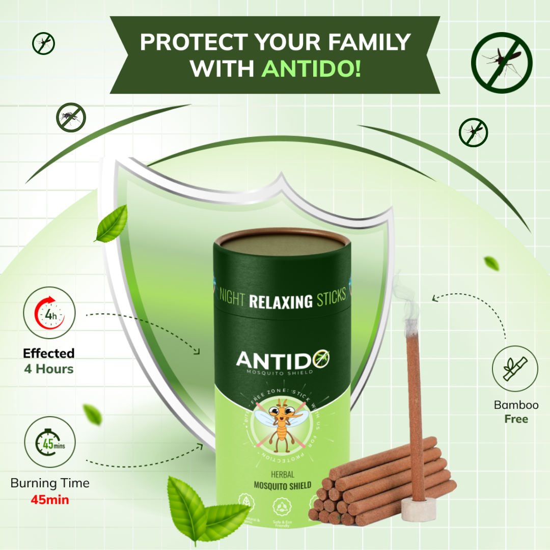 Antido Natural Mosquito Repellent Incense