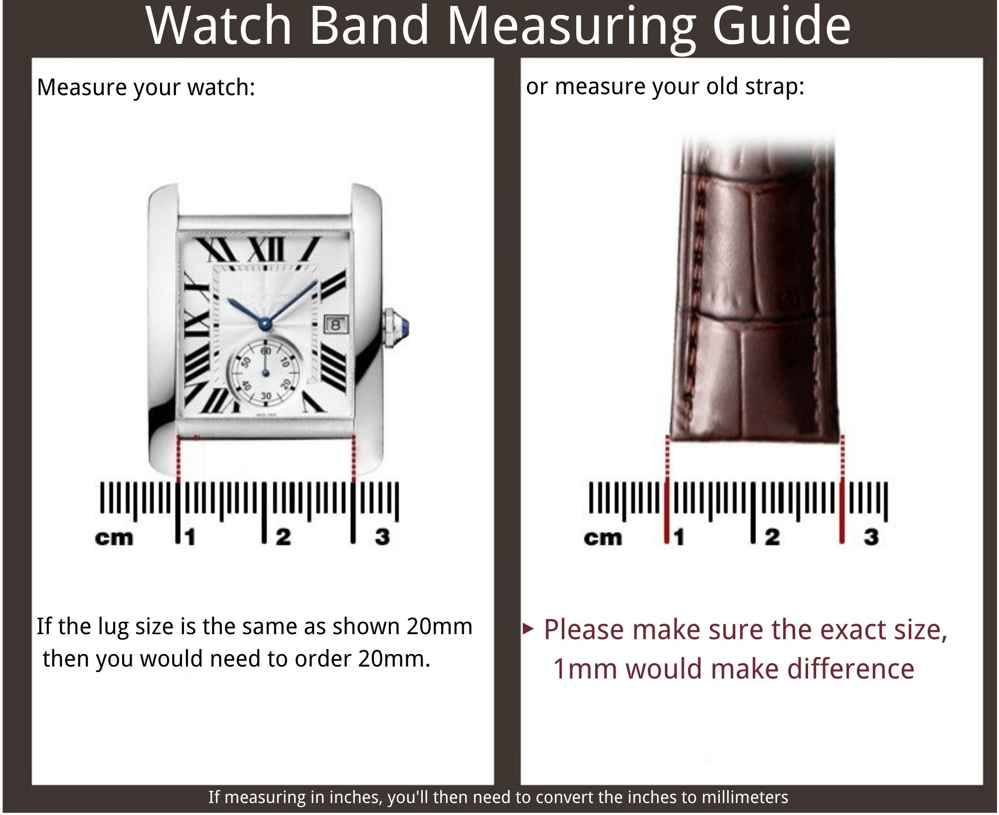 How to measure watch lug width – Step by step