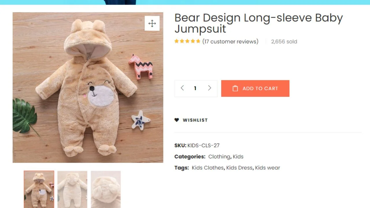 Exploring the Bear Design Long Sleeve Baby Jumpsuit 