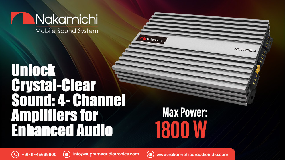 Unlock Crystal-Clear Sound: 4-Channel Amplifiers for Enhanced Audio