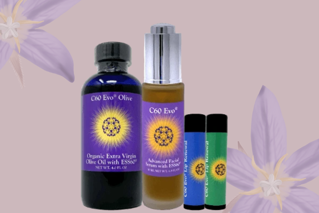 C60-Infused Lip Balm and Supplement Set for Radiant Lip Care