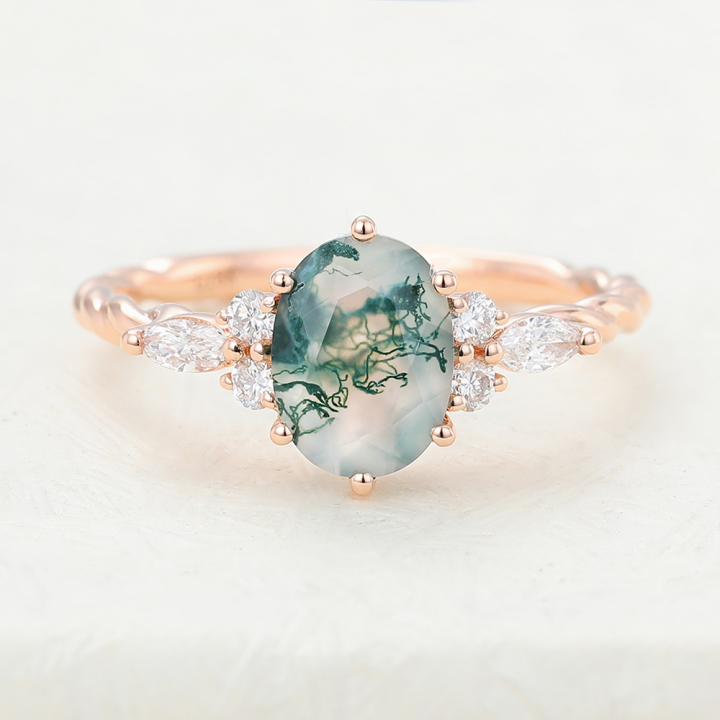 Affordable Moss Agate Ring: A Perfect Blend of Beauty and Budget