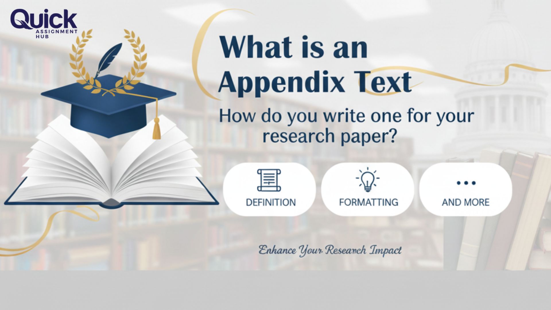 What is an Appendix Text & How do you write one for your research paper?