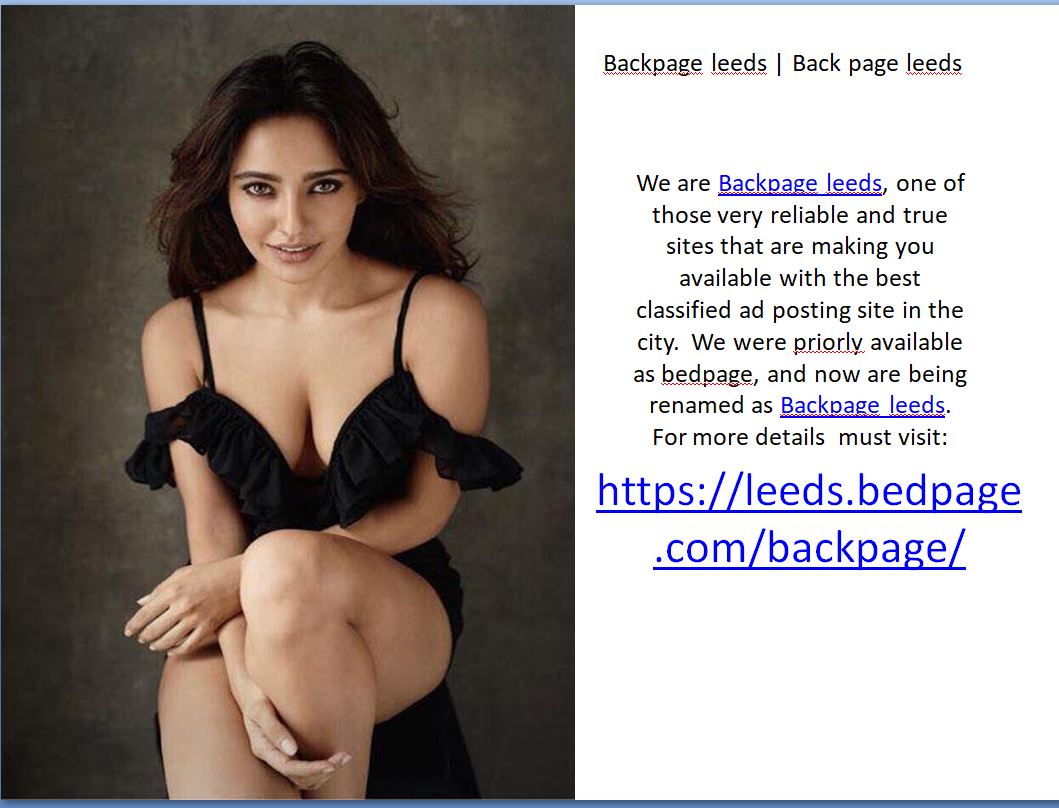 Backpage leeds | Back page leeds