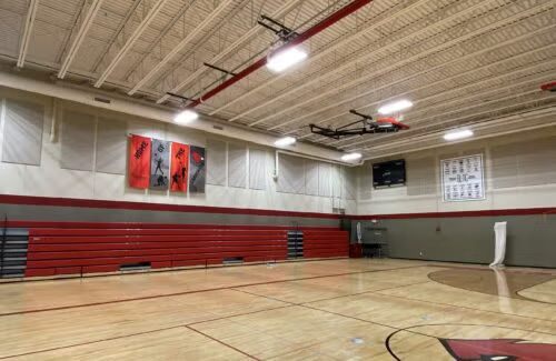 Sound absorbing ceiling panels maintain pleasant ambience
