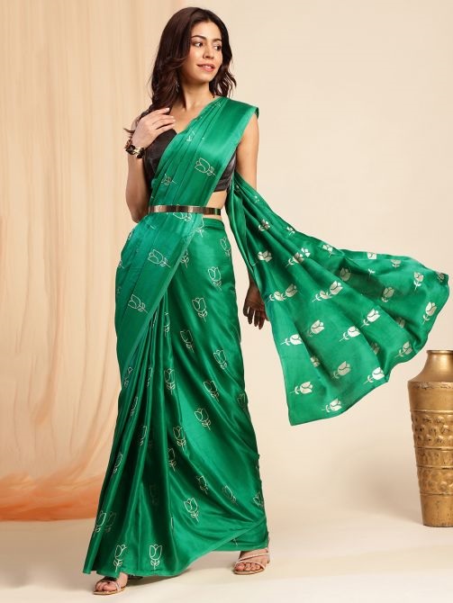 Foil Printed Saree Designs That Blend Tradition with Modern Elegance