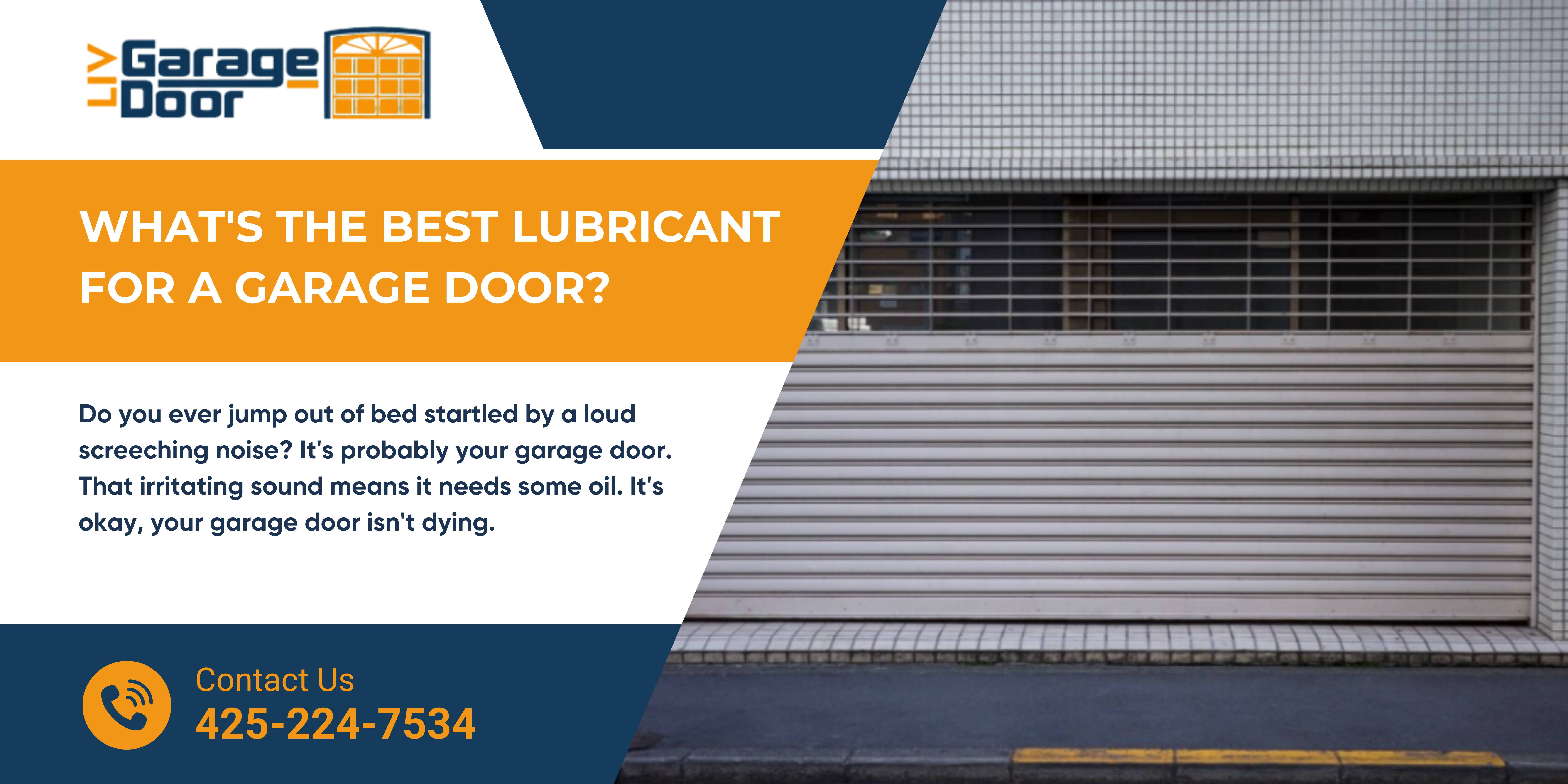 What's the Best Lubricant for a Garage Door?