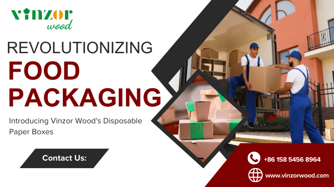 Revolutionizing Food Packaging: Introducing Vinzor Wood's Disposable Paper Boxes